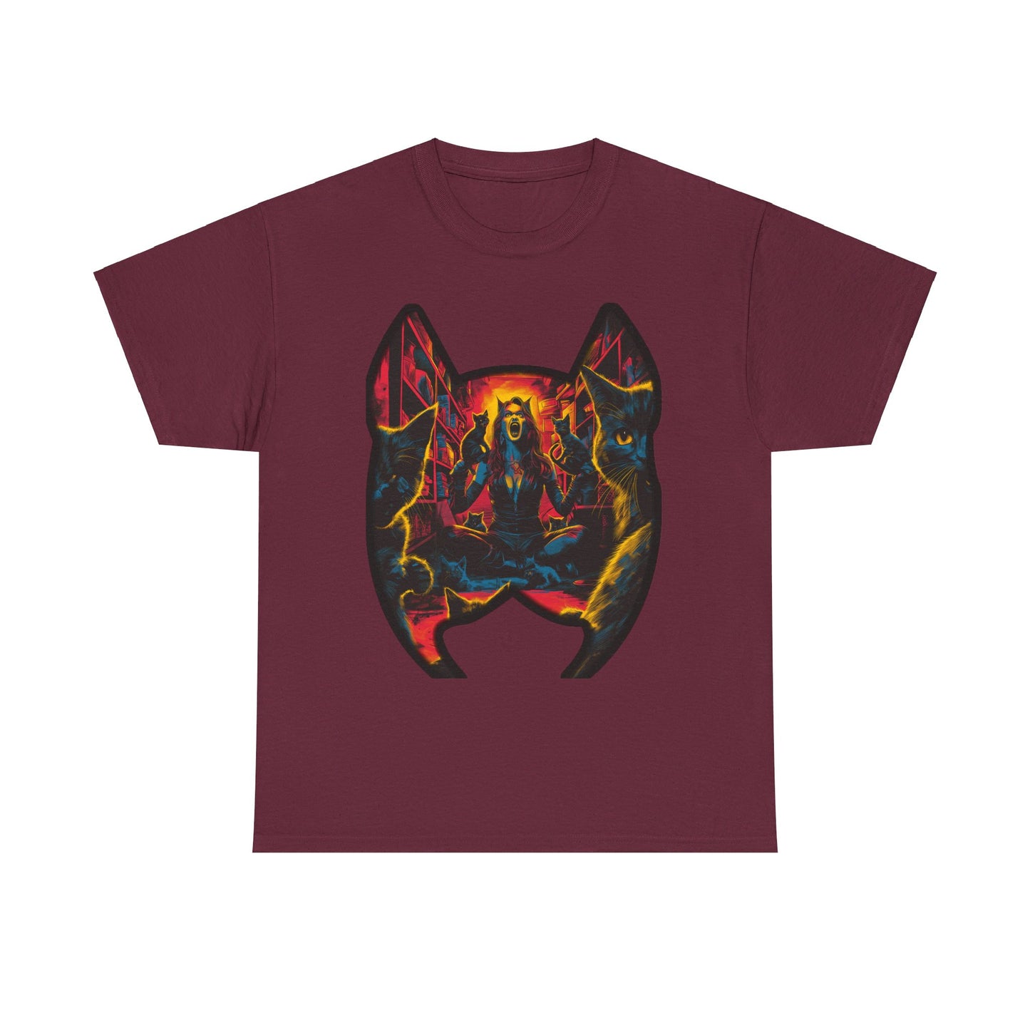 Fitzboyzprintz - Catwoman Unmasked Unisex Heavy Cotton Graphic Tee