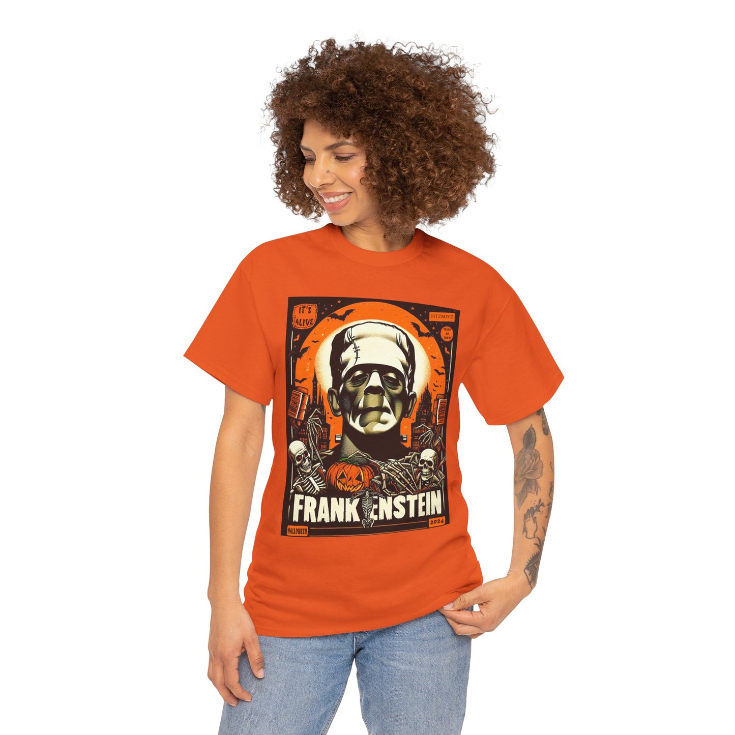 Fitzboyz 2024 halloween Exclusive Print Unisex Heavy Cotton Tee