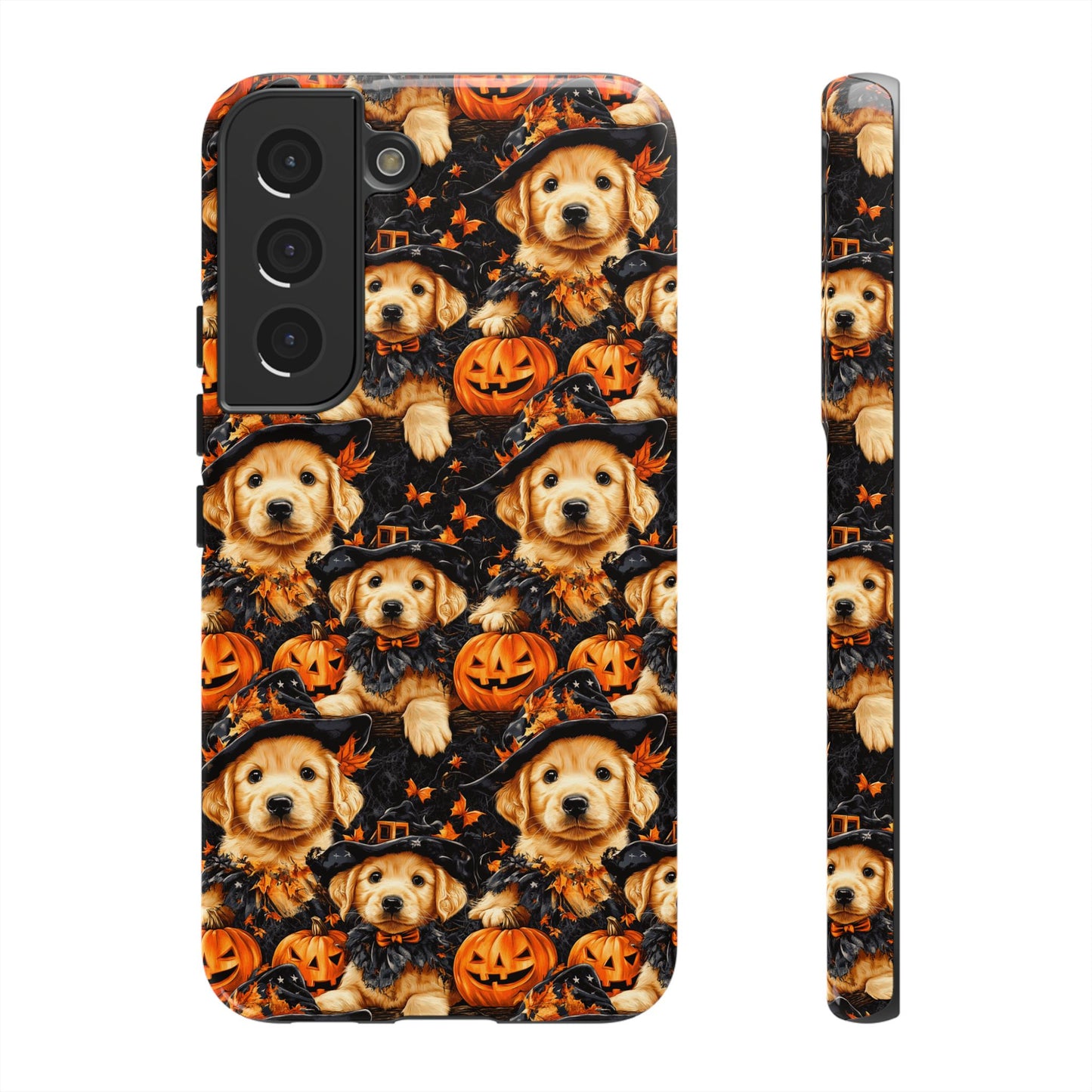 Happy Howl-O-Ween Golden Retriever Tough Case