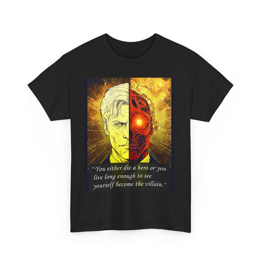 Fitzboyzprintz Two-Face Unisex Heavy Cotton Tee