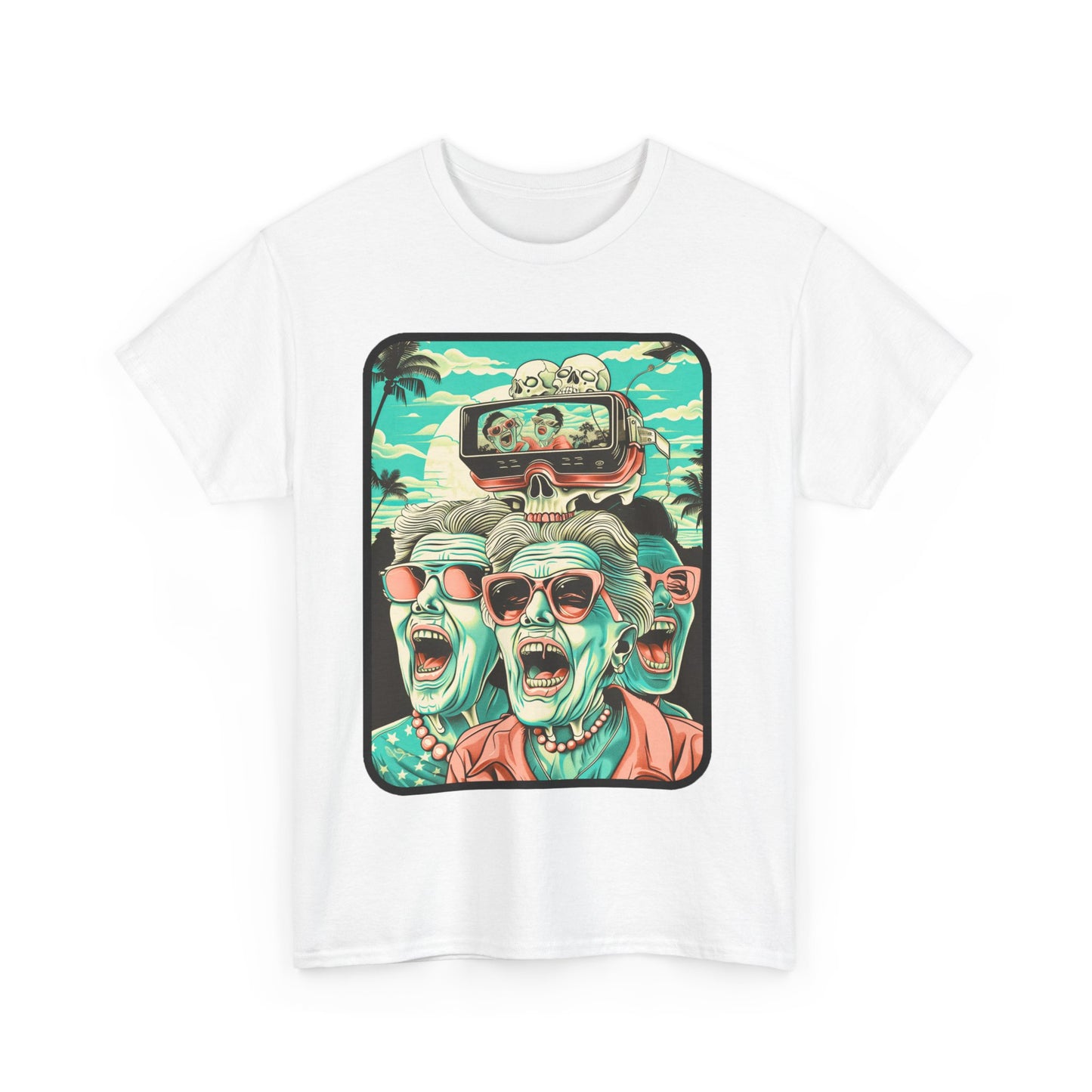 Fitzboyzprintz Granny Scream Squad Unisex Fashion Heavy Cotton Fabric Tee
