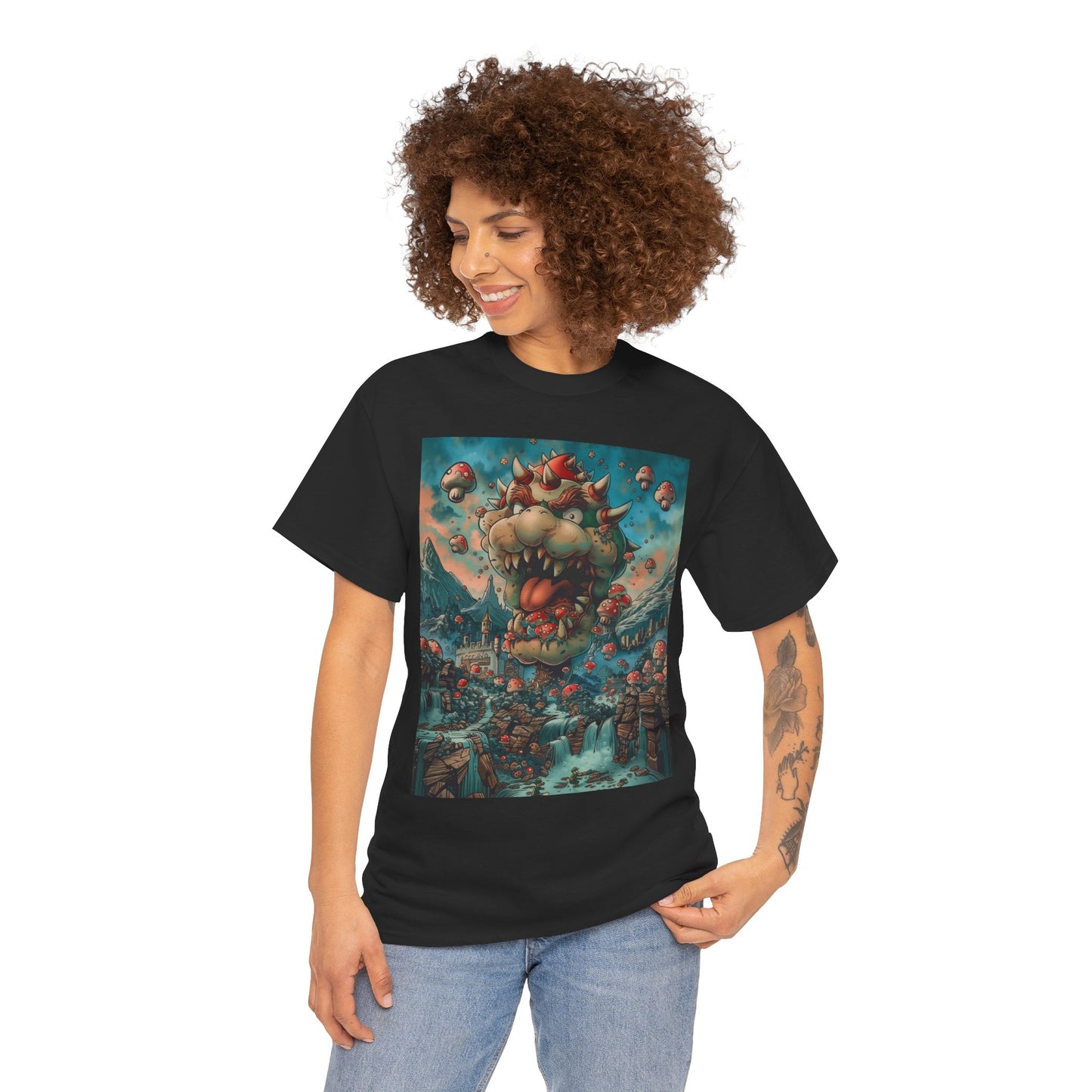 Fitzboyzprintz Lizard King Keep Unisex Fashion Heavy Cotton Fabric Tee Shirt
