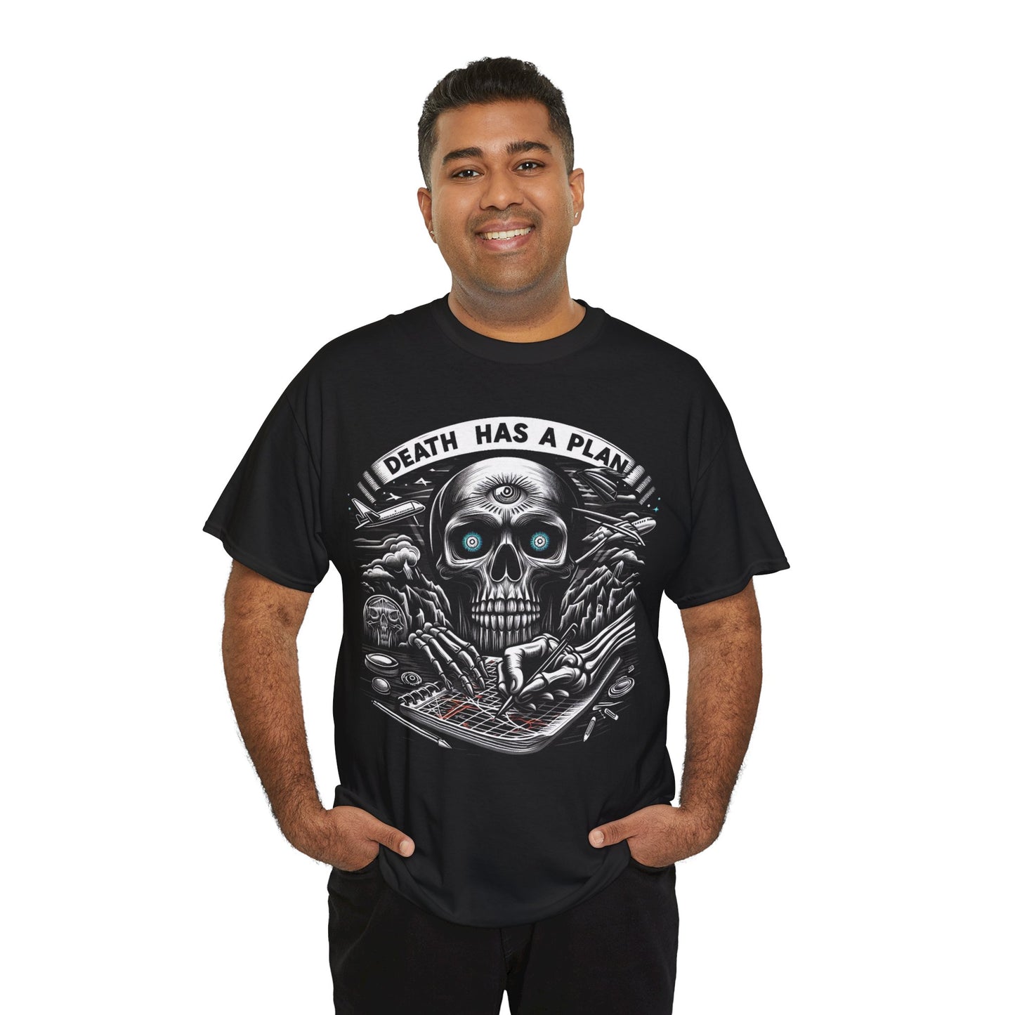 Death Has A Plan Unisex Heavy Cotton Tee