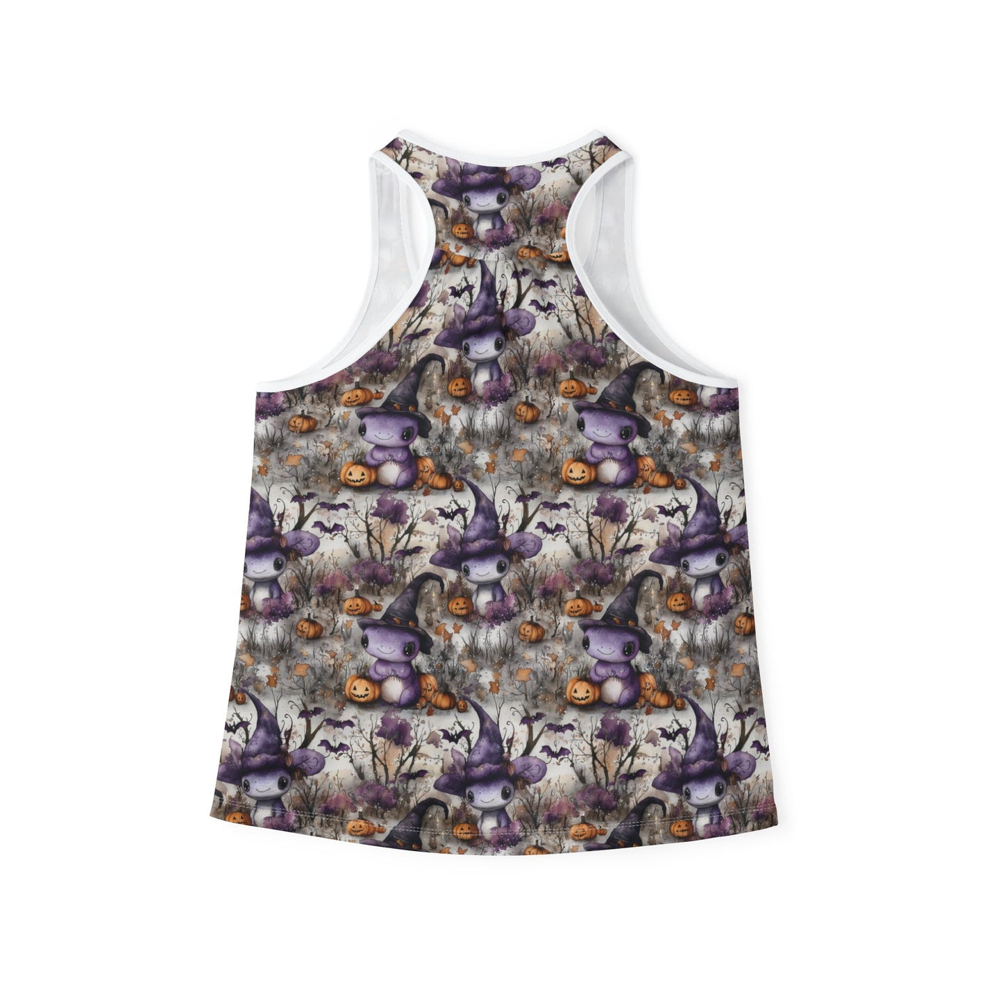 Axolotl Halloween Pattern Women's Tank Top