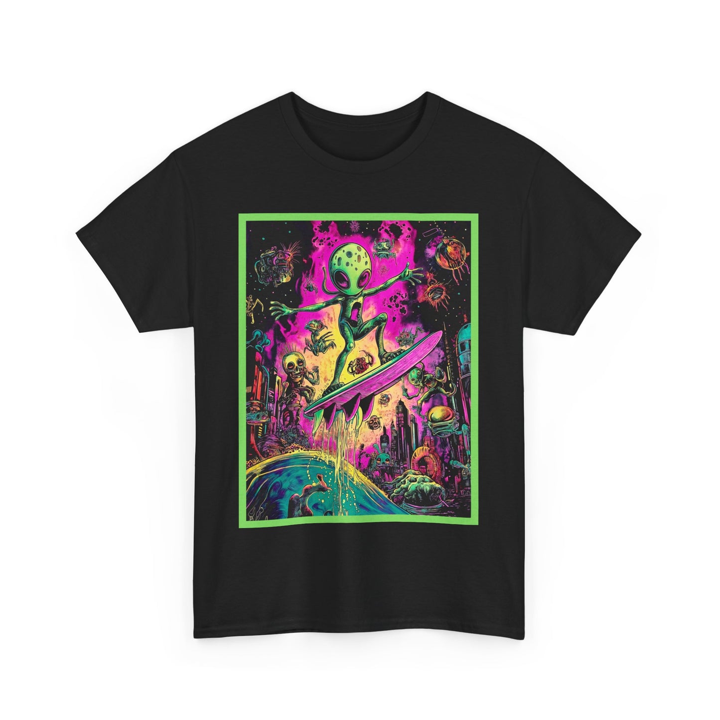 Alien World Unisex Heavy Cotton Tee