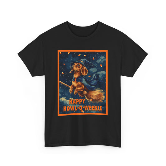 Happy Howl-O-Weenie Unisex Heavy Cotton Tee