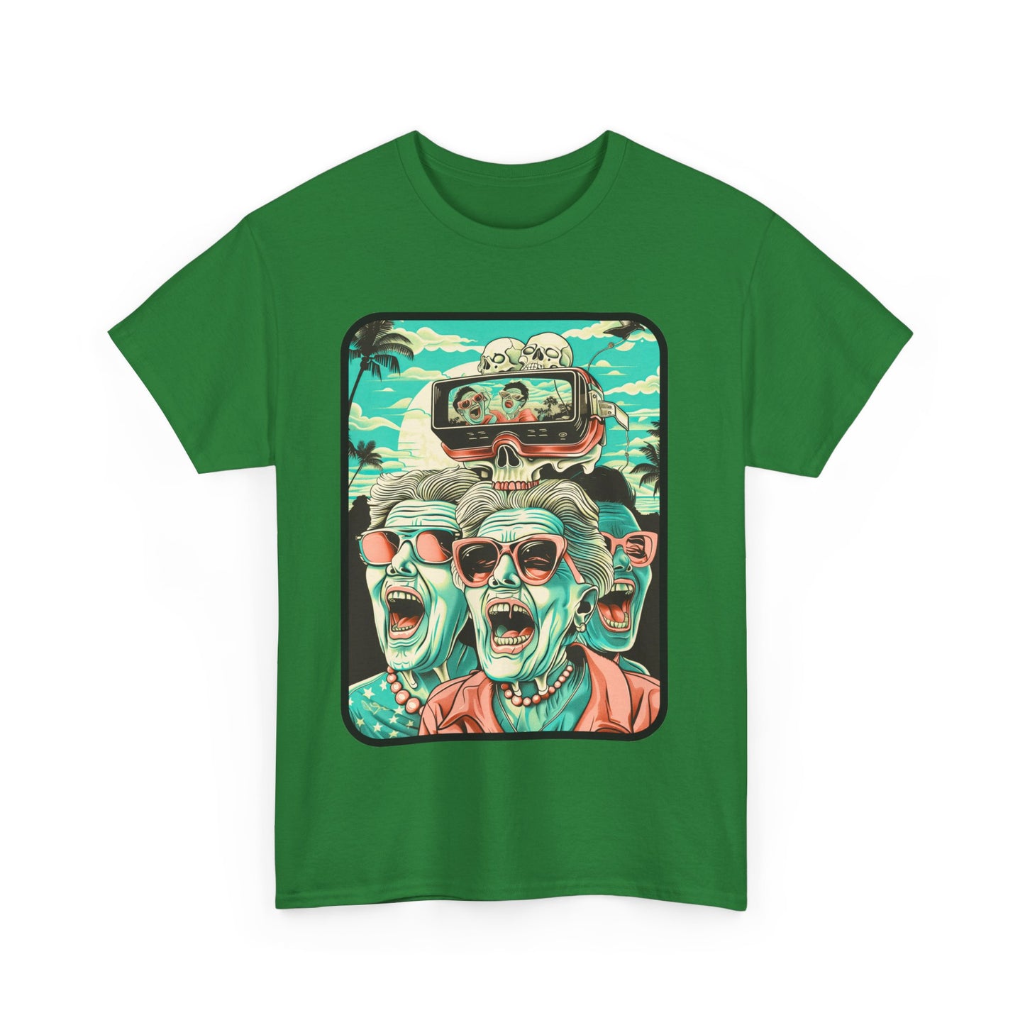 Fitzboyzprintz Granny Scream Squad Unisex Fashion Heavy Cotton Fabric Tee