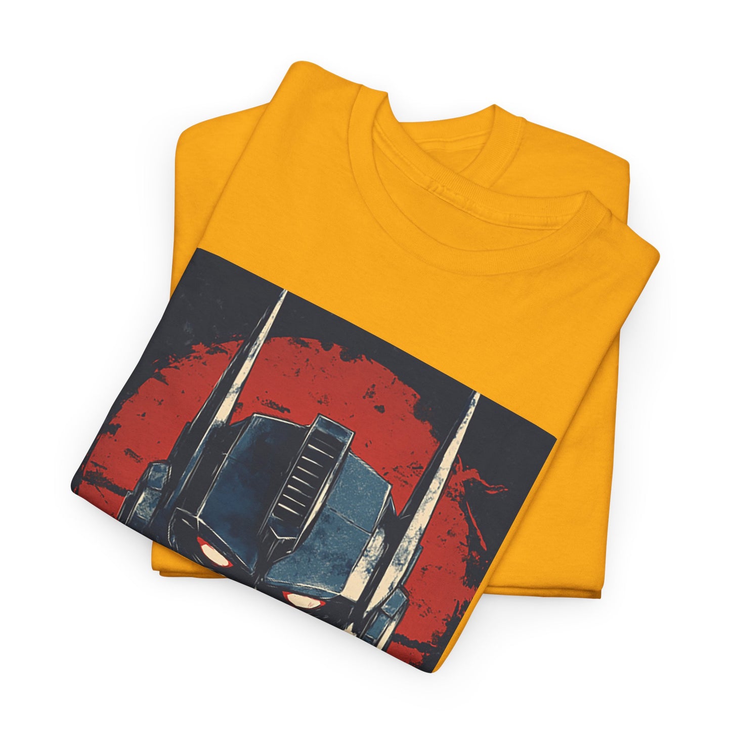 Vintage Style Robot Helmet Unisex Heavy Cotton Tee