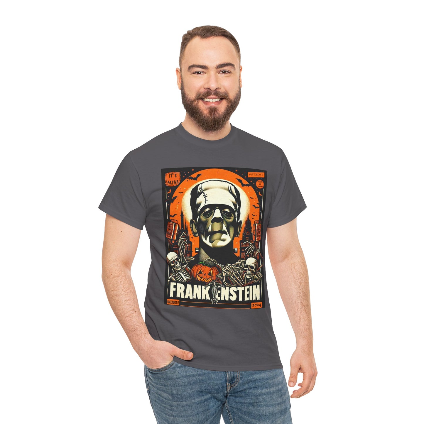 Fitzboyz 2024 halloween Exclusive Print Unisex Heavy Cotton Tee