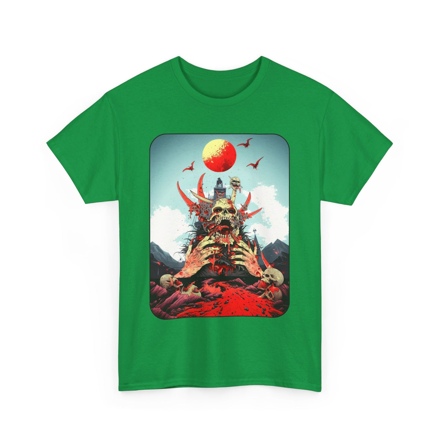Fitzboyzprintz Baptized In Blood Unisex Fashion Heavy Cotton Fabric Graphic Tee Shirt