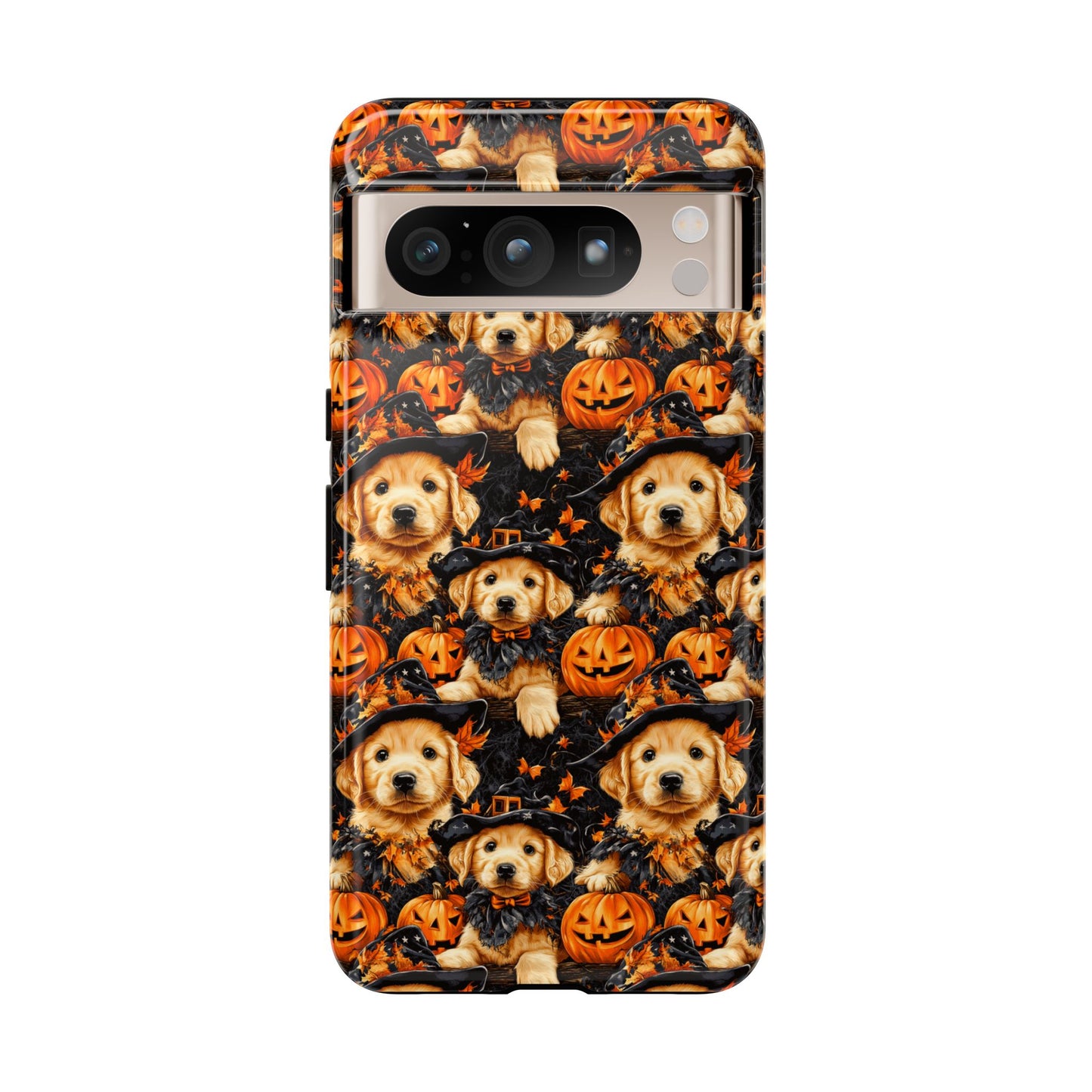 Happy Howl-O-Ween Golden Retriever Tough Case