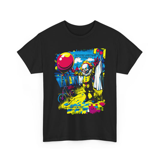 Fitzboyz Halloween 2024 You'll Float Too Unisex Heavy Cotton Tee