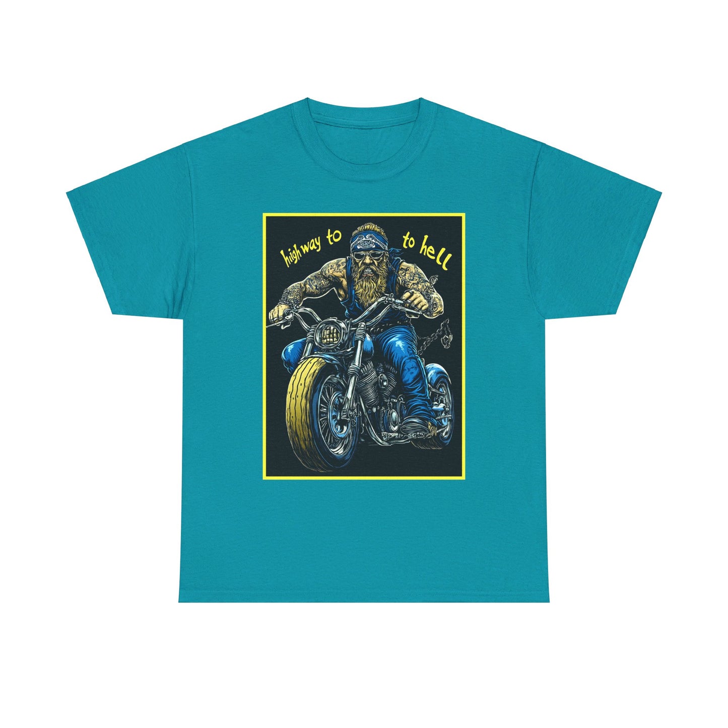 highway to hell Unisex Heavy Cotton Tee