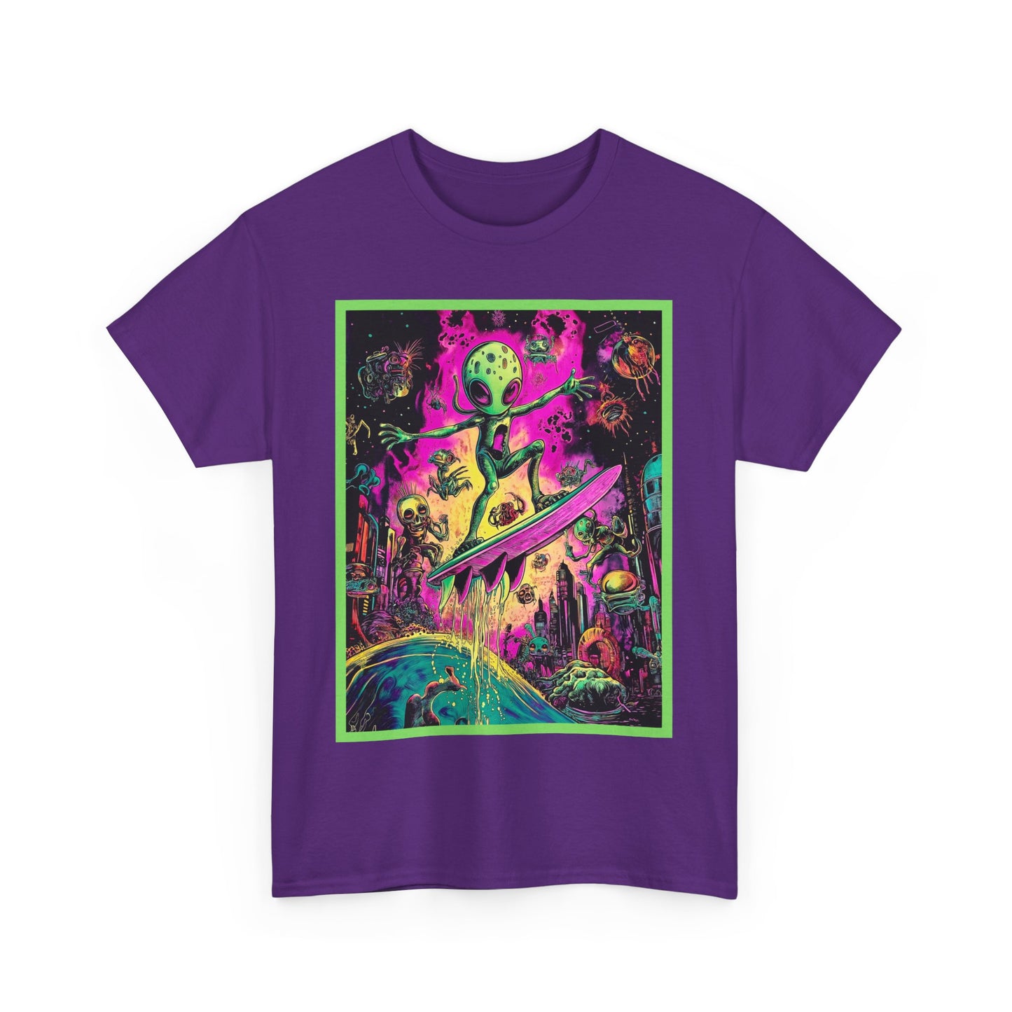 Alien World Unisex Heavy Cotton Tee