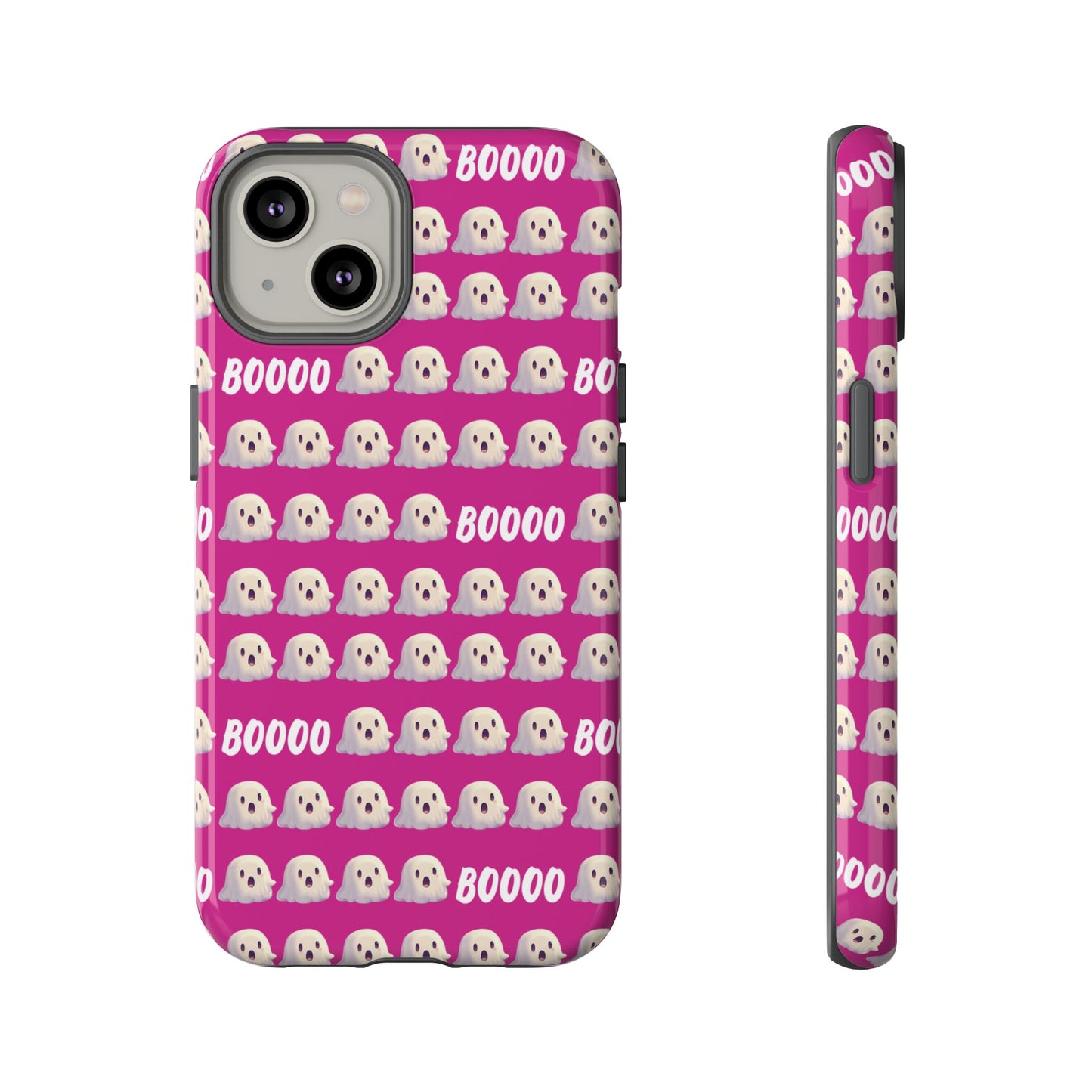 Pink Halloween Ghost Boos Tough Cases
