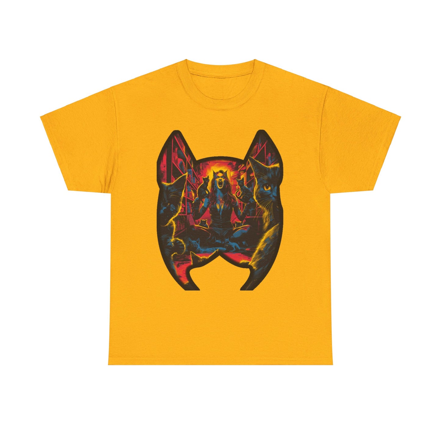 Fitzboyzprintz - Catwoman Unmasked Unisex Heavy Cotton Graphic Tee
