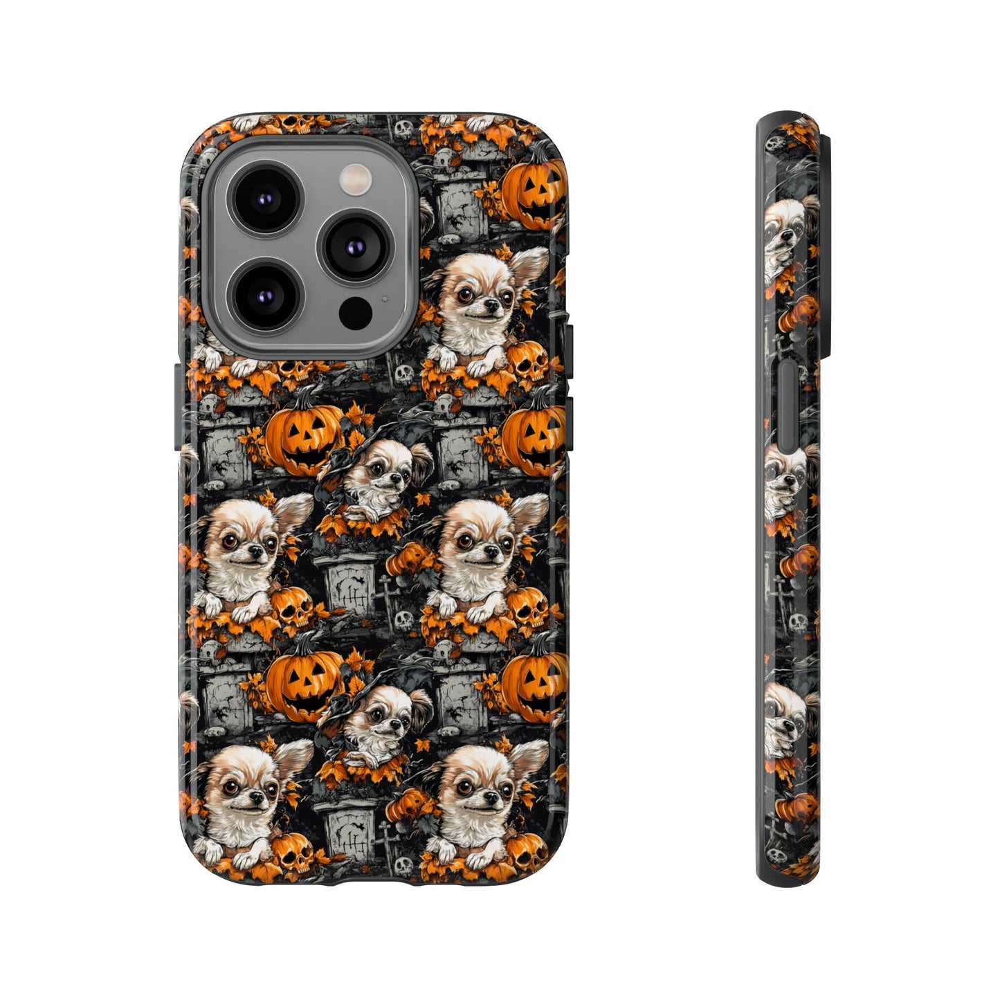 Happy Howl-O-Ween Chihuahua Tough Case