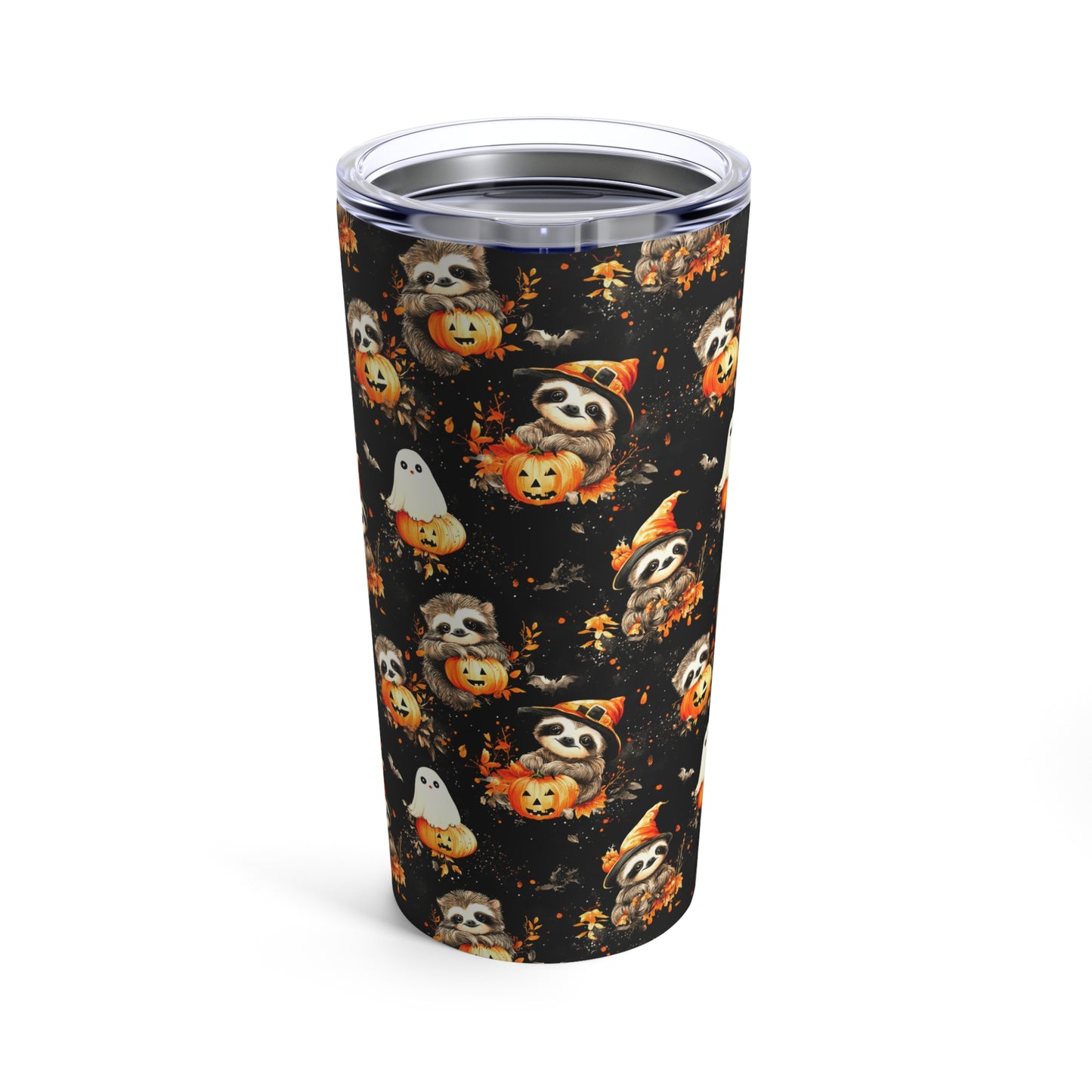 Happy Halloween Sloth Tumbler 20oz