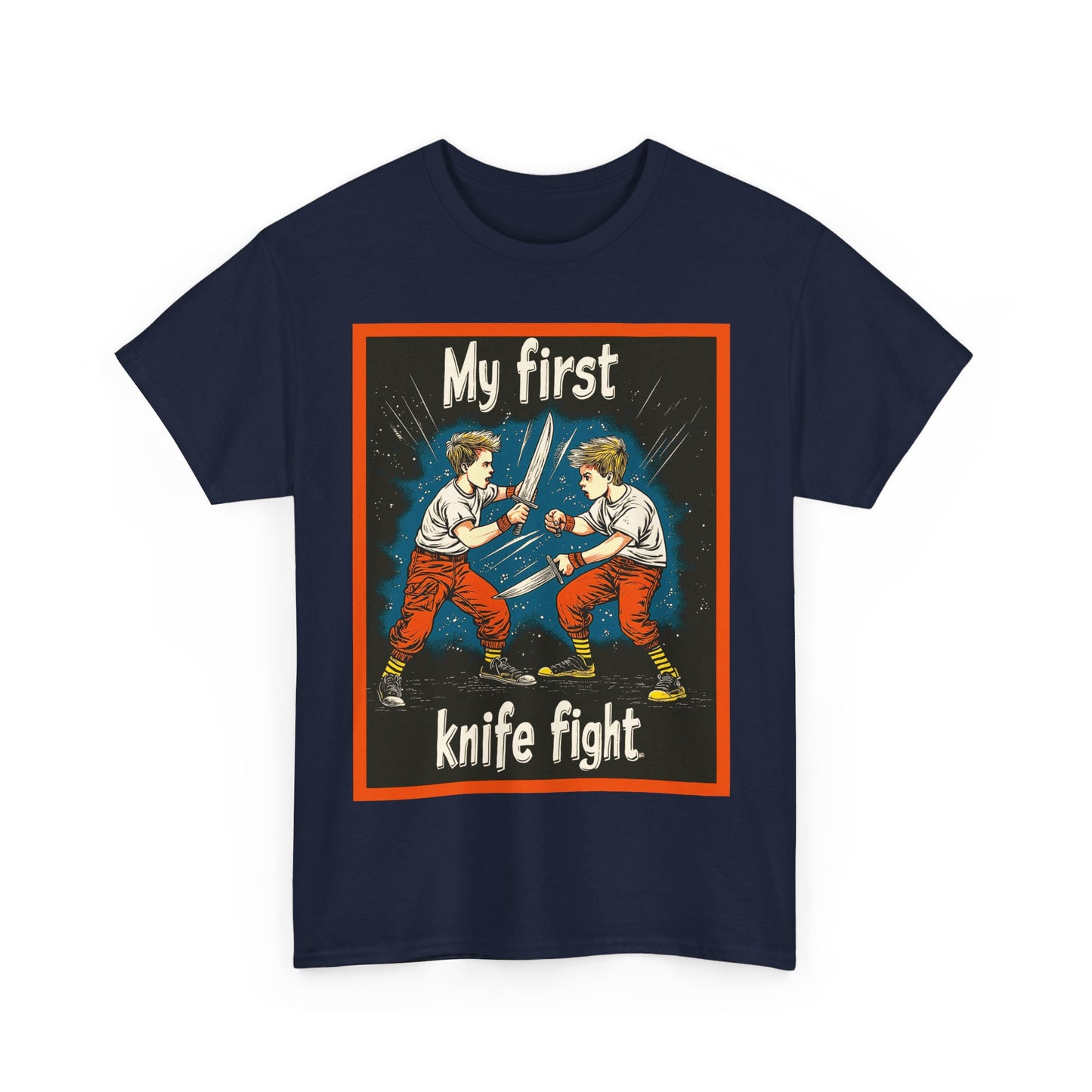 First Knife Fight Unisex Heavy Cotton Tee