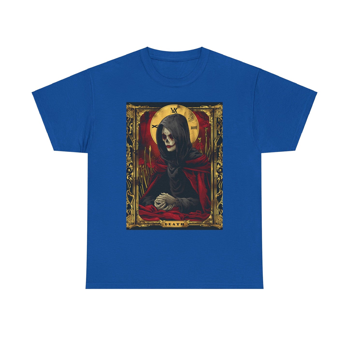 Fitzboyzprintz - Death Tarot Card Unisex Heavy Cotton Shirt