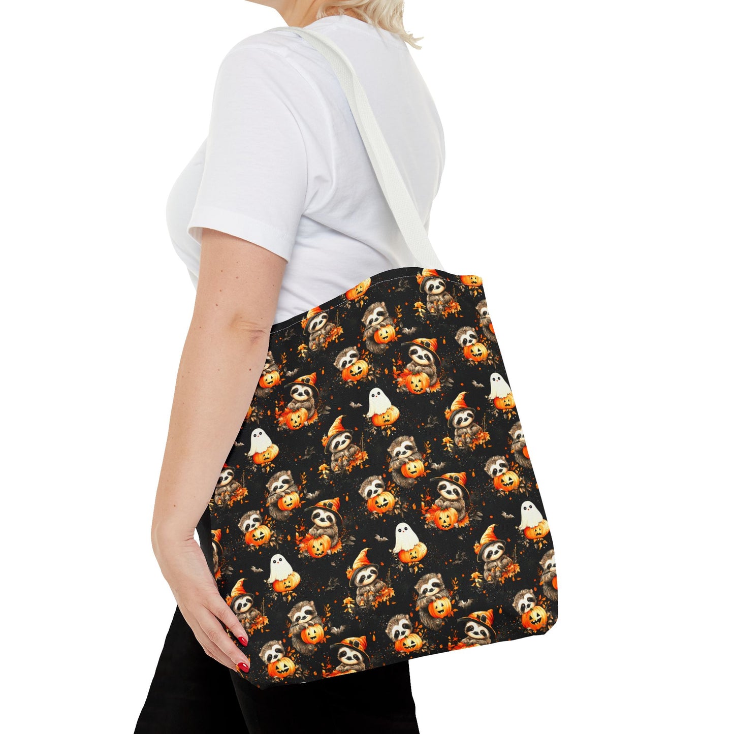 Happy Halloween Sloth Tote Bag