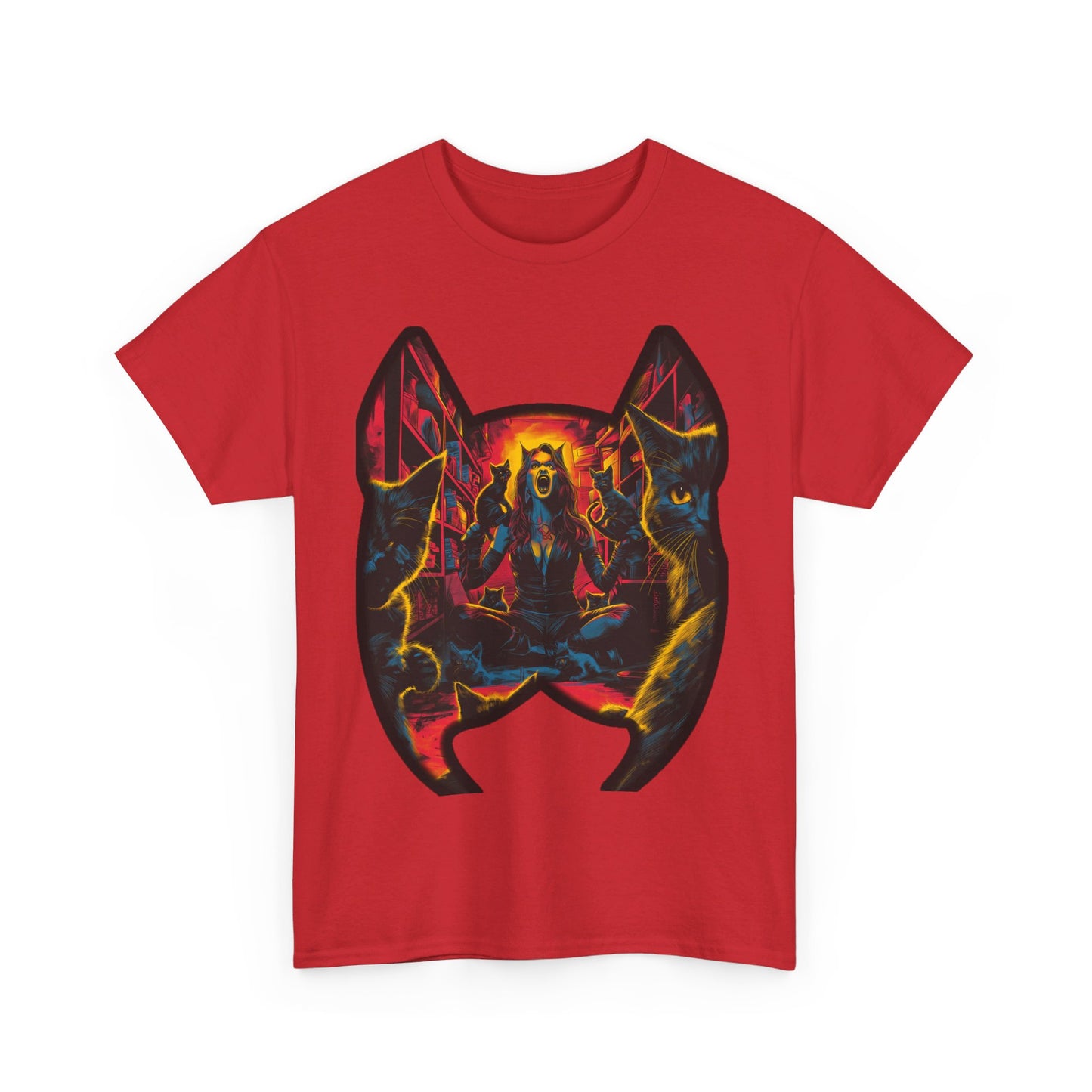 Fitzboyzprintz - Catwoman Unmasked Unisex Heavy Cotton Graphic Tee