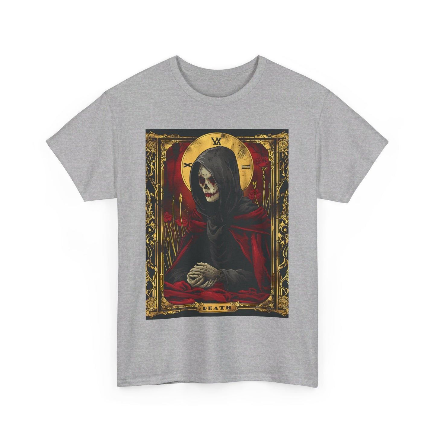 Fitzboyzprintz - Death Tarot Card Unisex Heavy Cotton Shirt