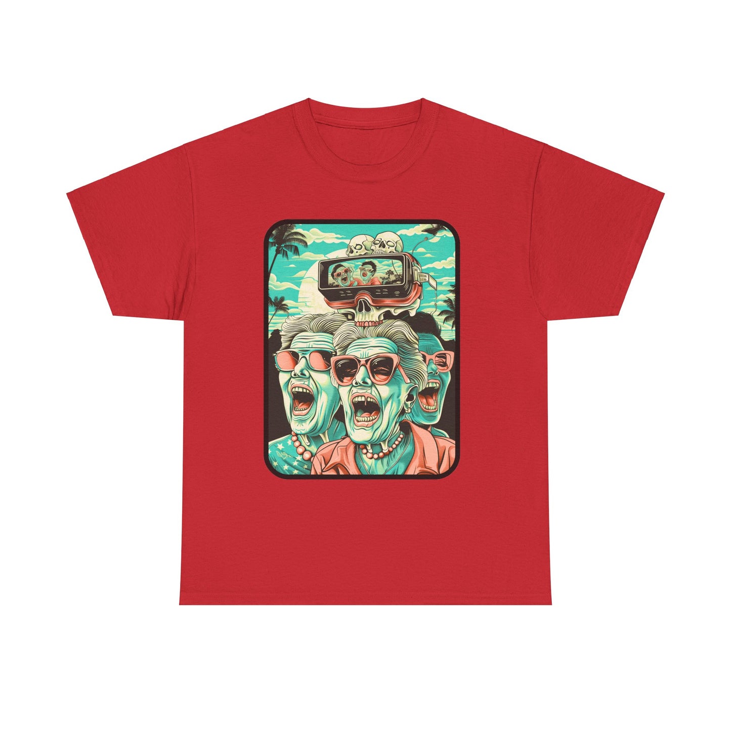 Fitzboyzprintz Granny Scream Squad Unisex Fashion Heavy Cotton Fabric Tee