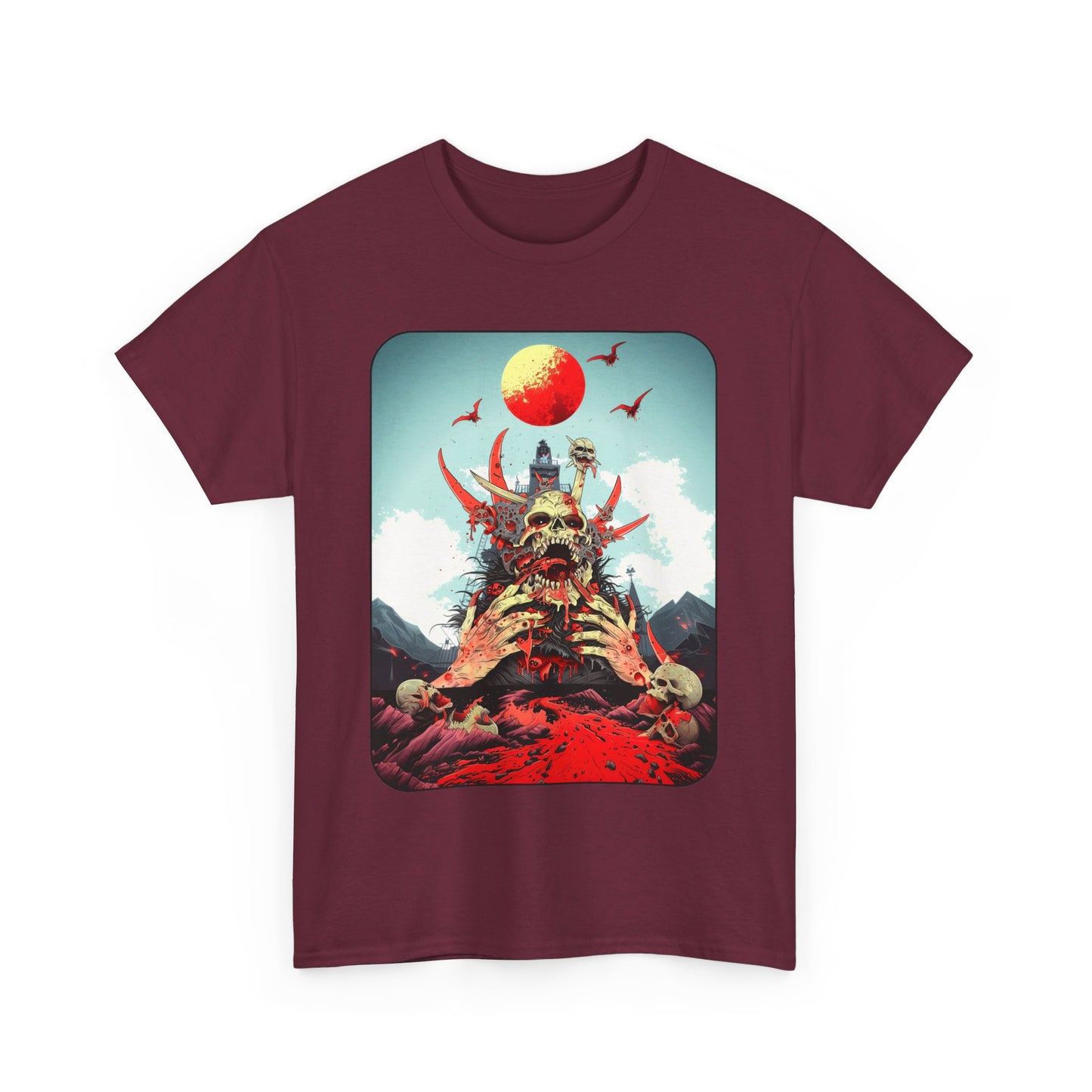 Fitzboyzprintz Baptized In Blood Unisex Fashion Heavy Cotton Fabric Graphic Tee Shirt