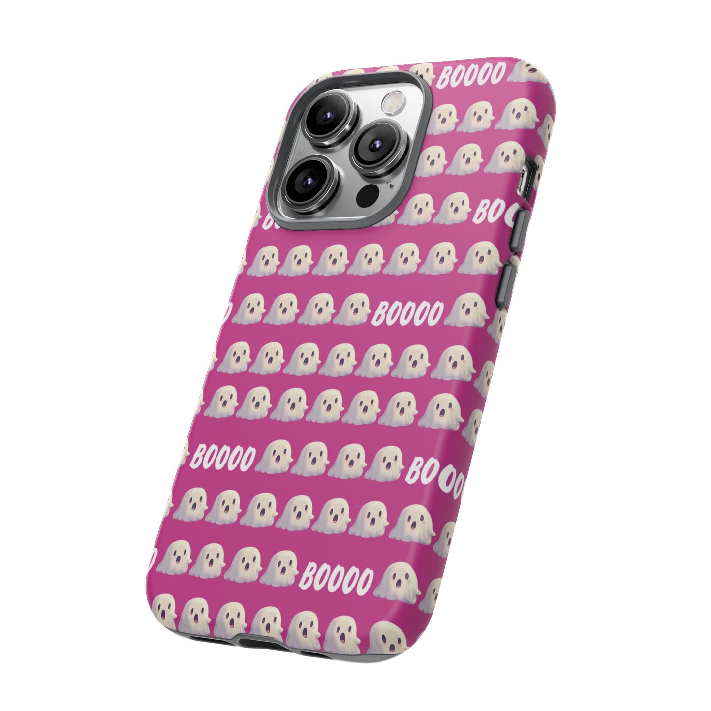 Pink Halloween Ghost Boos Tough Cases