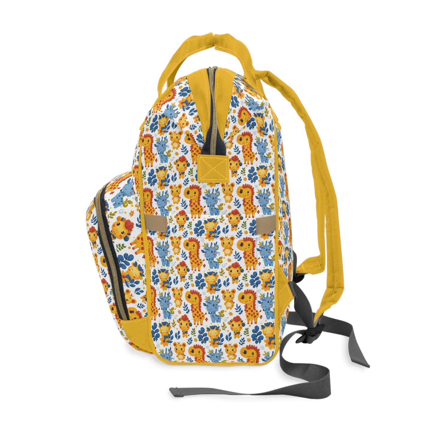Girrafe Pattern Multifunctional Diaper Backpack