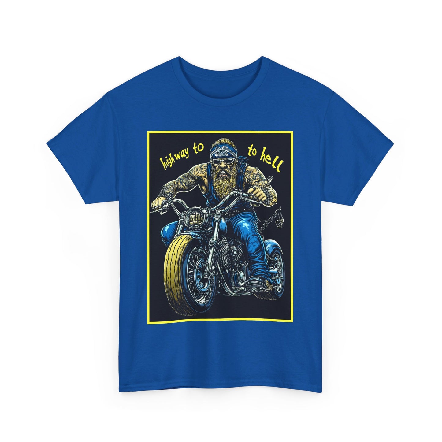 highway to hell Unisex Heavy Cotton Tee