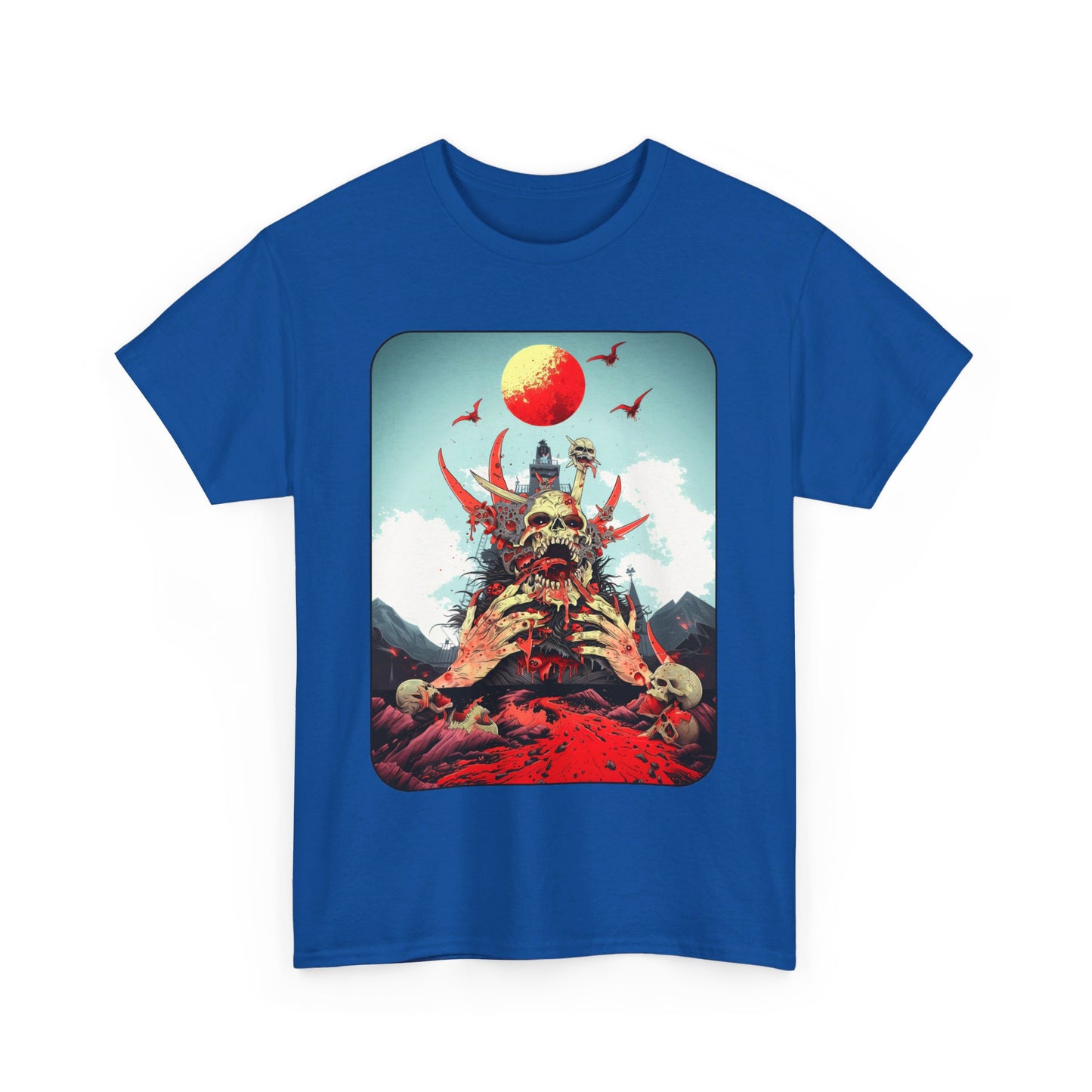 Fitzboyzprintz Baptized In Blood Unisex Fashion Heavy Cotton Fabric Graphic Tee Shirt
