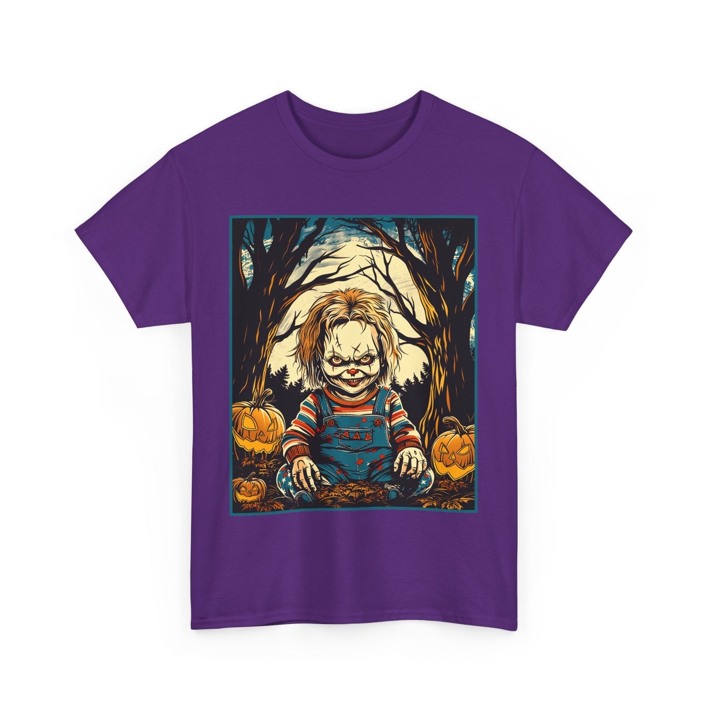 Chucky is your friend till the end Unisex Heavy Cotton Tee