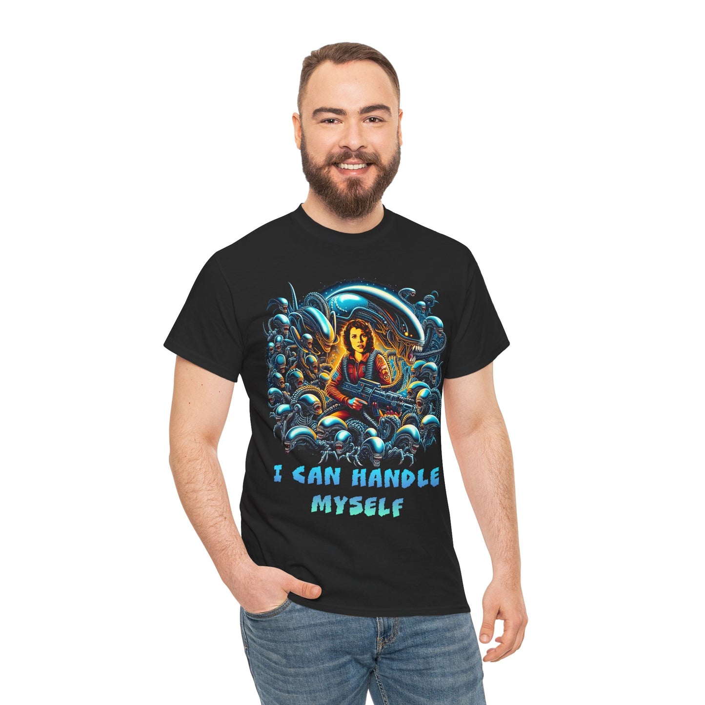 I Can Handle Myself Unisex Heavy Cotton Tee