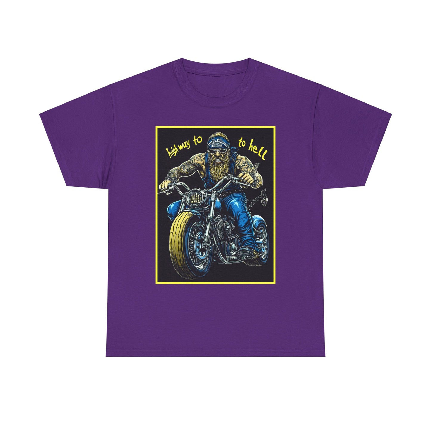 highway to hell Unisex Heavy Cotton Tee