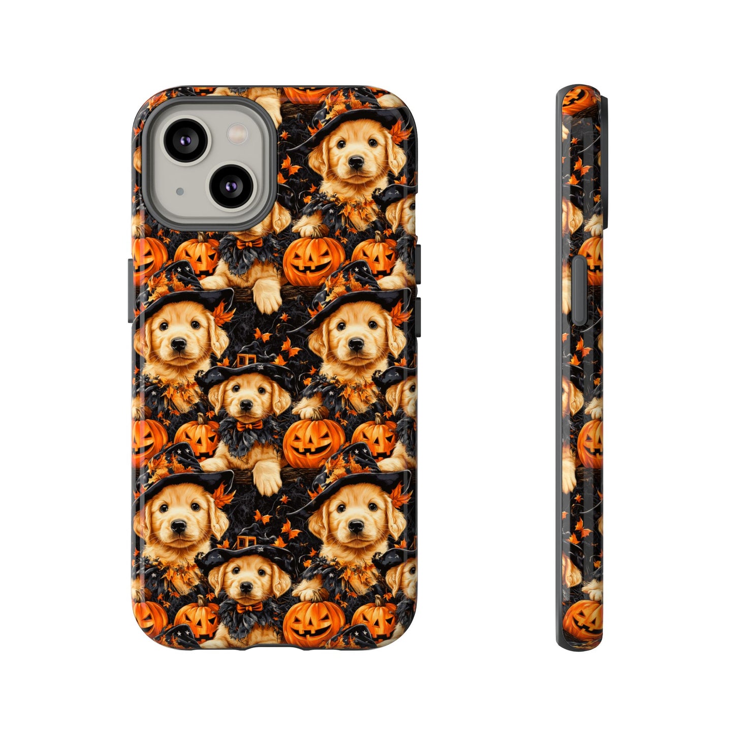 Happy Howl-O-Ween Golden Retriever Tough Case