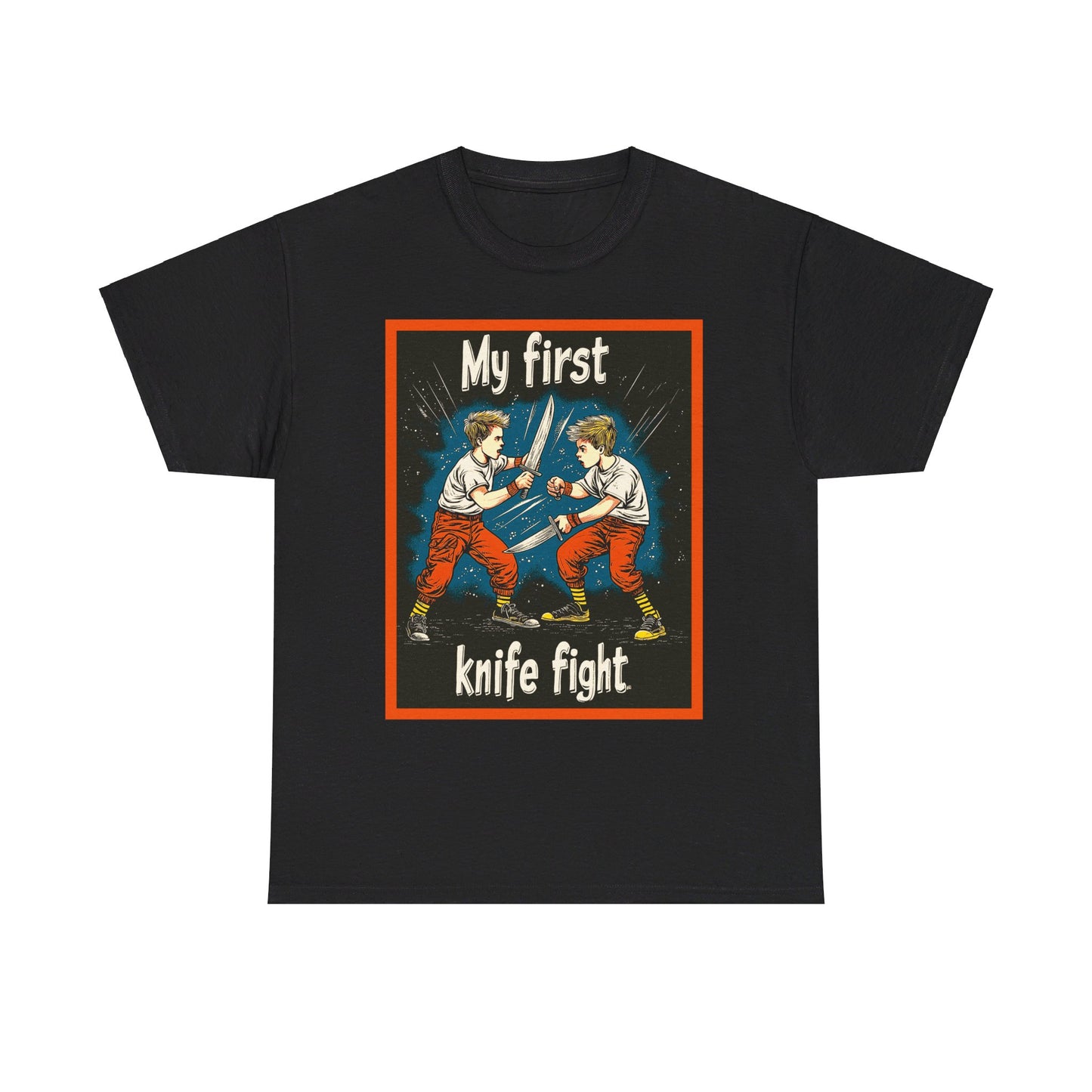 First Knife Fight Unisex Heavy Cotton Tee