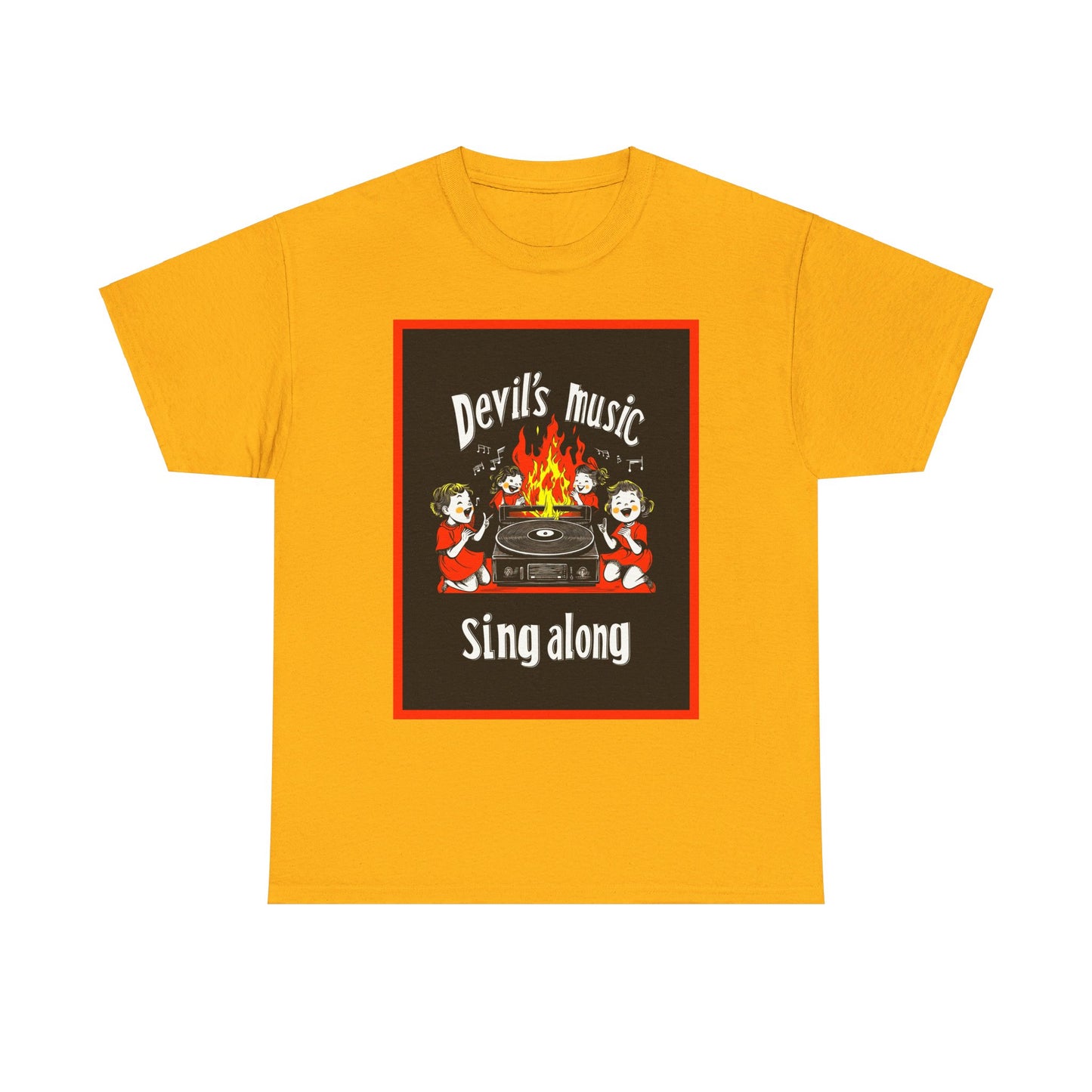 Devil's Music Unisex Heavy Cotton Tee