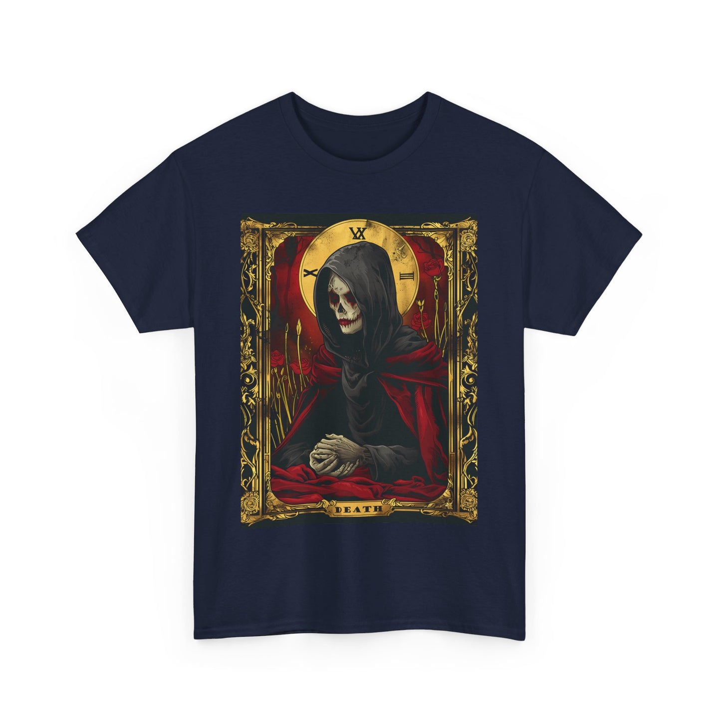 Fitzboyzprintz - Death Tarot Card Unisex Heavy Cotton Shirt