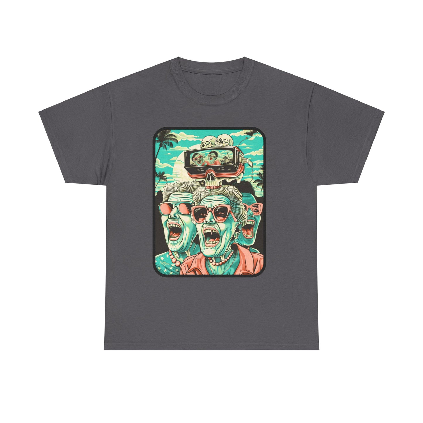 Fitzboyzprintz Granny Scream Squad Unisex Fashion Heavy Cotton Fabric Tee