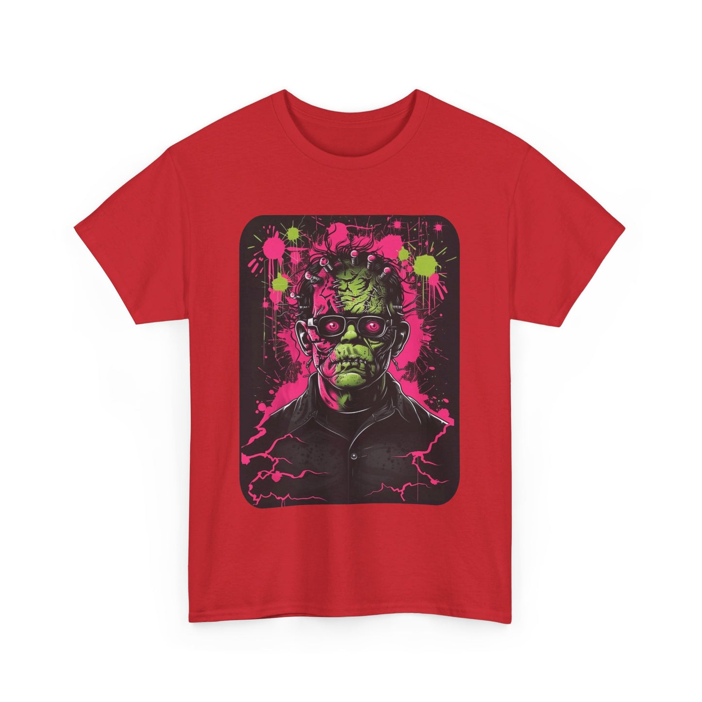 Fitzboyzprintz - Frankenstein's Monster Pop Art Unisex Heavy Cotton Tee