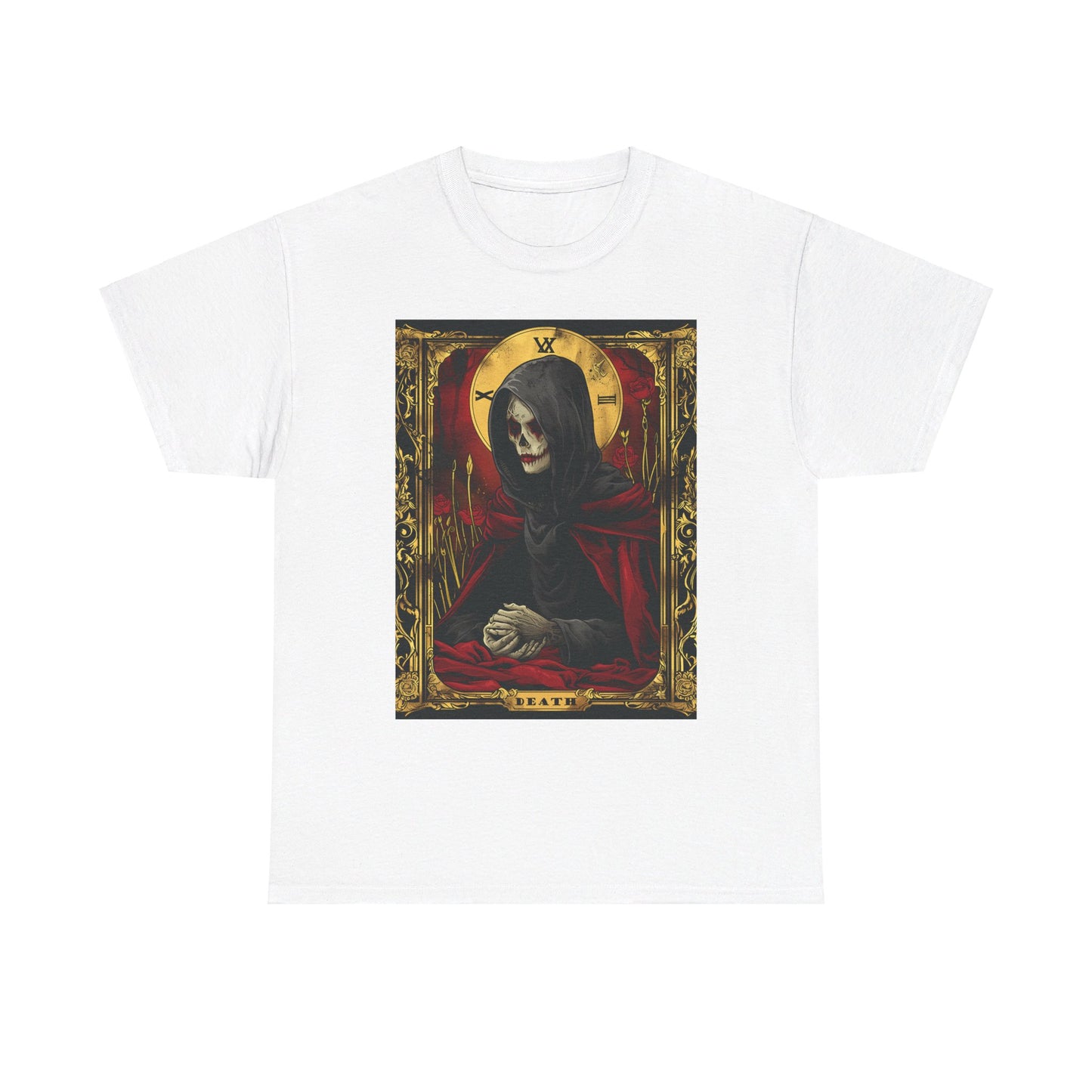 Fitzboyzprintz - Death Tarot Card Unisex Heavy Cotton Shirt