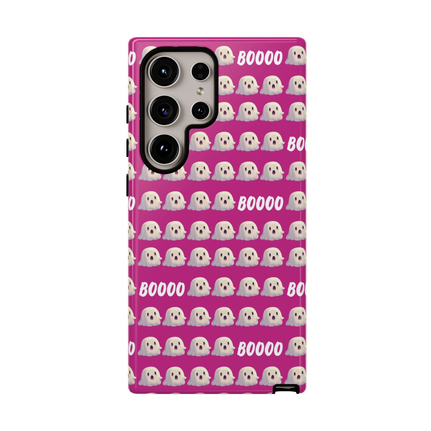 Pink Halloween Ghost Boos Tough Cases