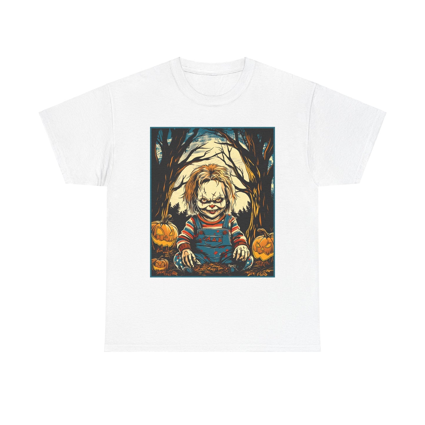 Chucky is your friend till the end Unisex Heavy Cotton Tee
