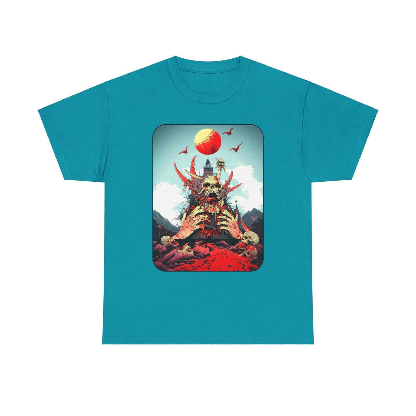 Fitzboyzprintz Baptized In Blood Unisex Fashion Heavy Cotton Fabric Graphic Tee Shirt