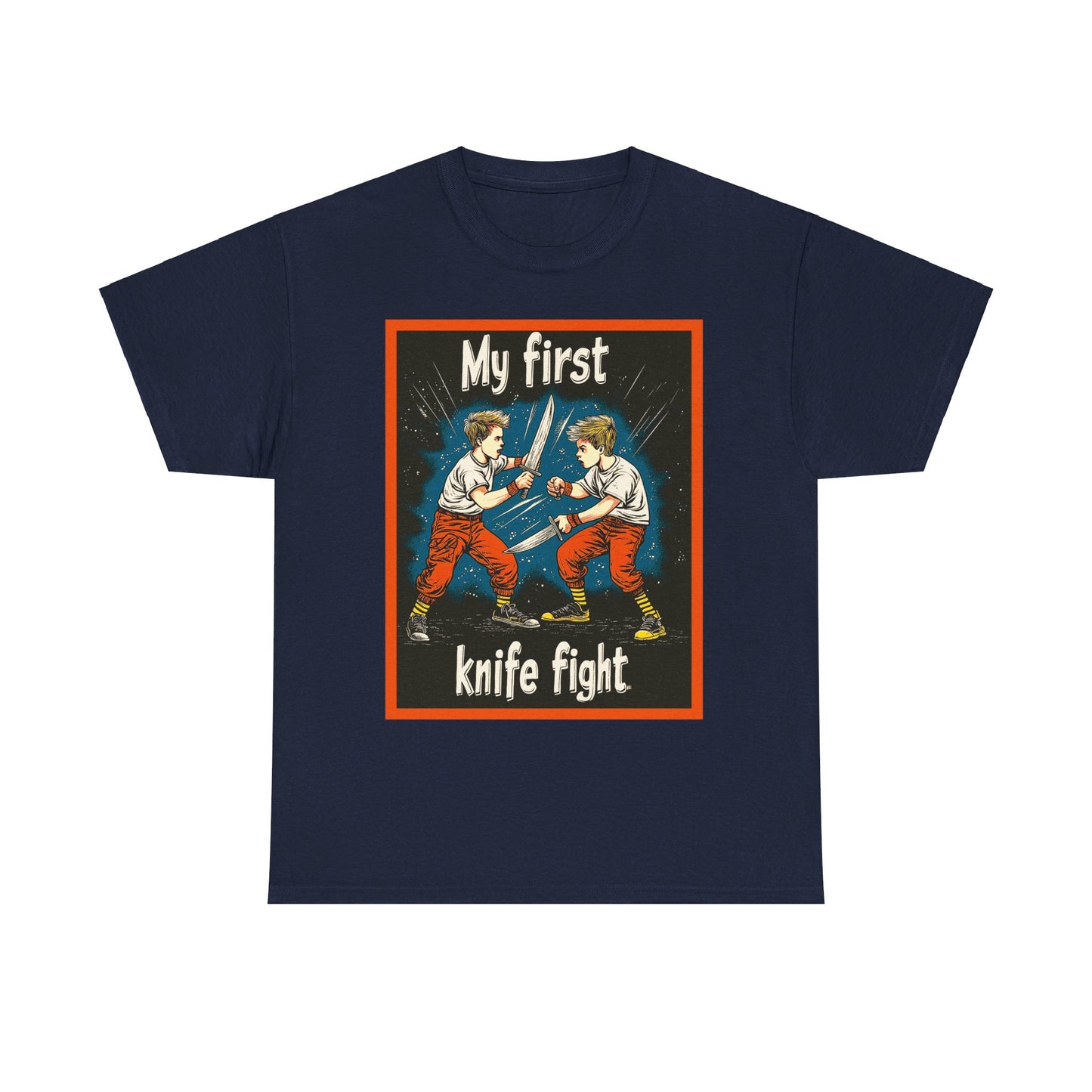 First Knife Fight Unisex Heavy Cotton Tee