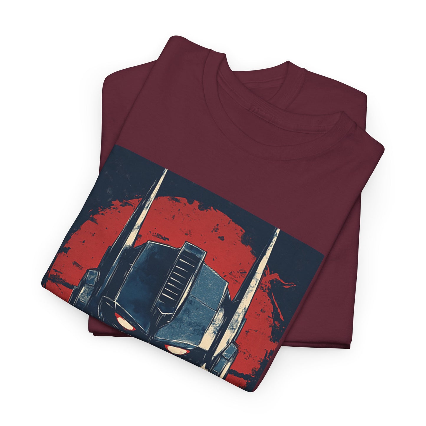 Vintage Style Robot Helmet Unisex Heavy Cotton Tee