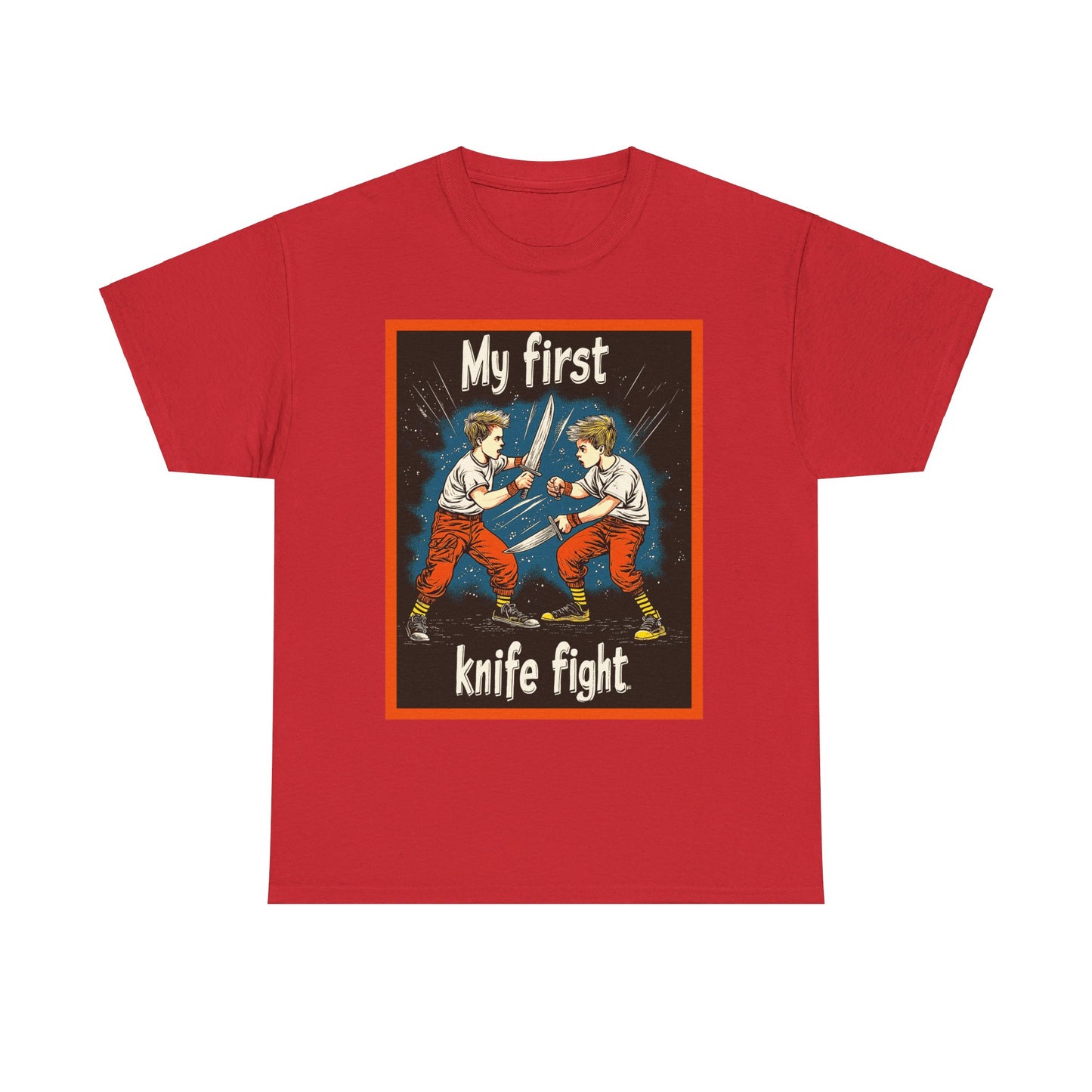 First Knife Fight Unisex Heavy Cotton Tee