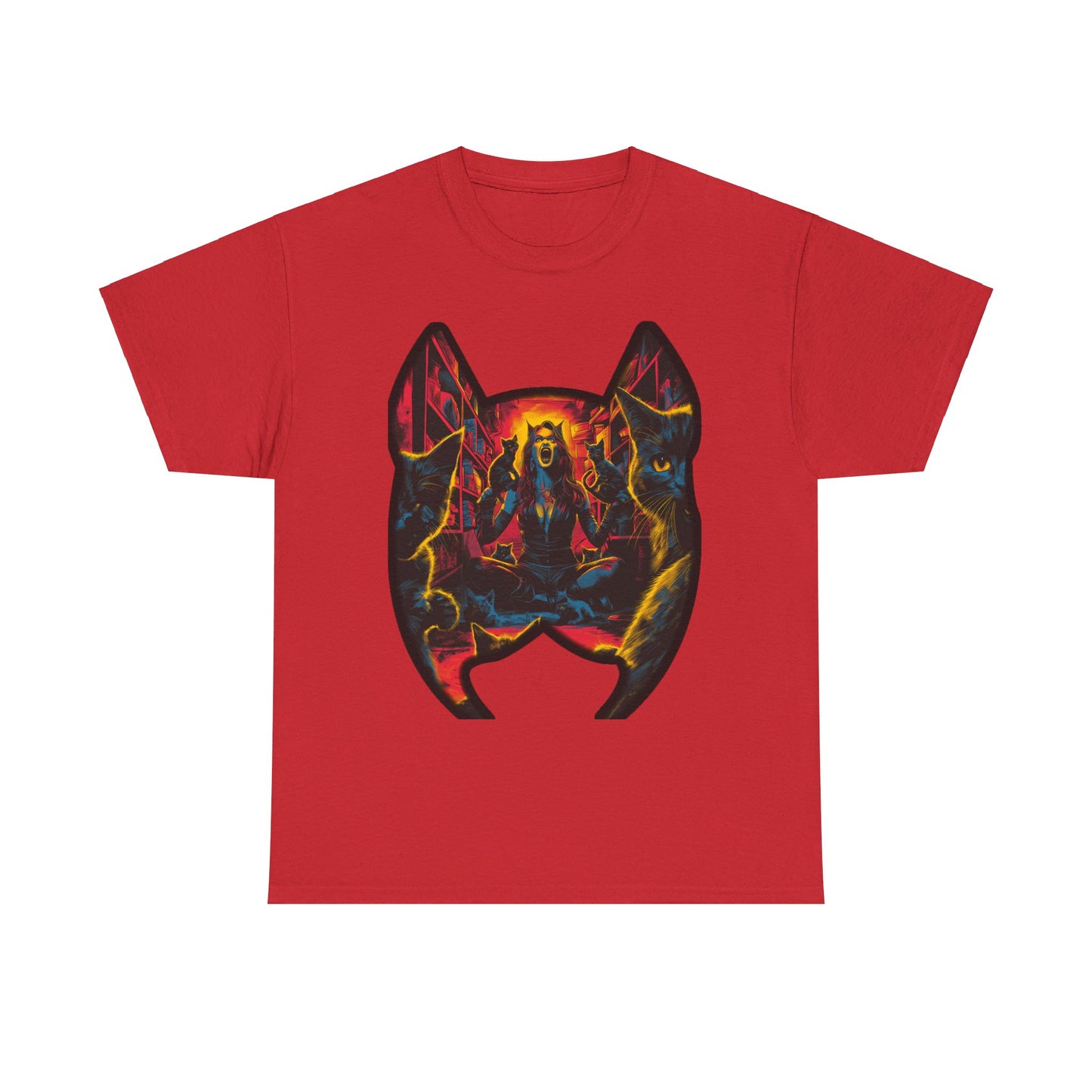 Fitzboyzprintz - Catwoman Unmasked Unisex Heavy Cotton Graphic Tee